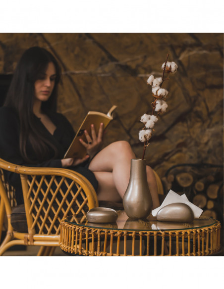 Wazon Smooth  Light Beige Poli