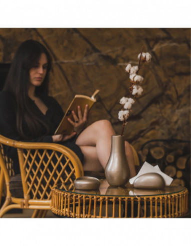 Serwetownik Smooth Black Matt Poli