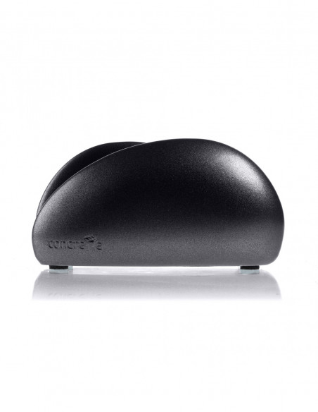 Serwetownik Smooth Black Metallic Poli