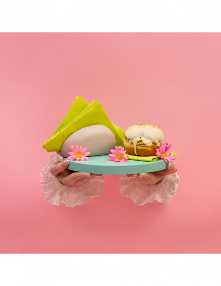 Serwetownik Smooth Black Metallic Poli