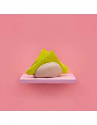 Serwetownik Smooth Black Metallic Poli