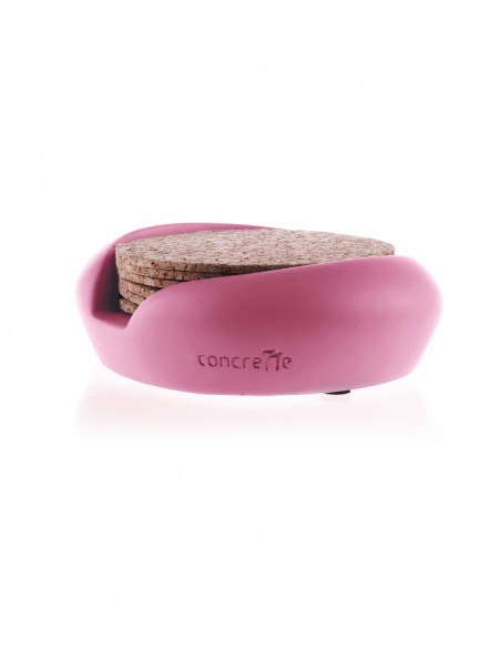 Pojemnik na podkładki Smooth Candy Pink Poli