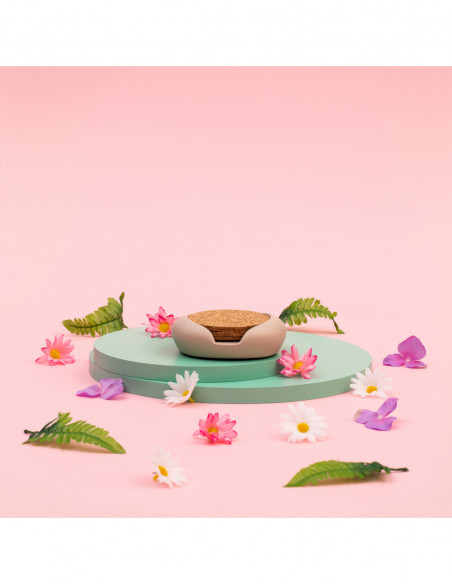 Pojemnik na podkładki Smooth Rose Gold Poli