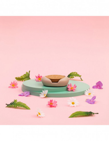 Pojemnik na podkładki Smooth White Poli