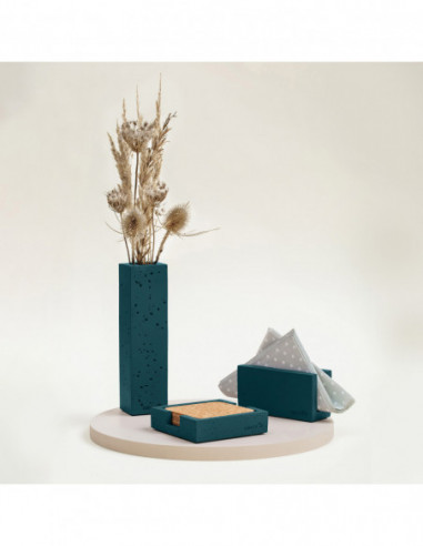 Wazon Loft Dark Turquoise Poli