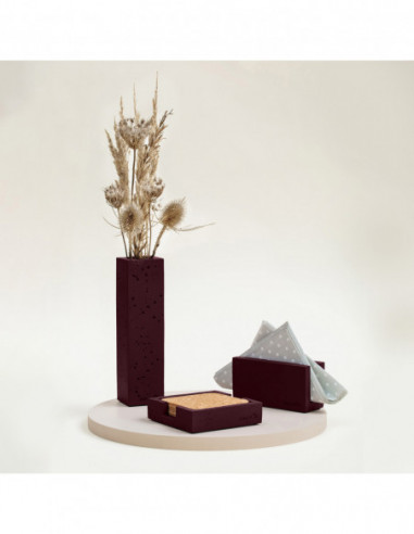 Serwetownik Loft Maroon Poli