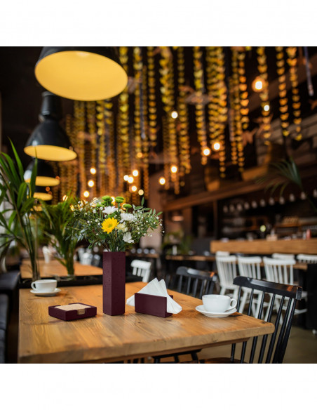 Serwetownik Loft Maroon Poli