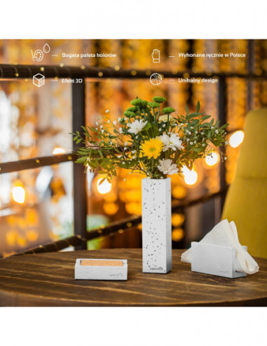 Serwetownik Loft White Poli