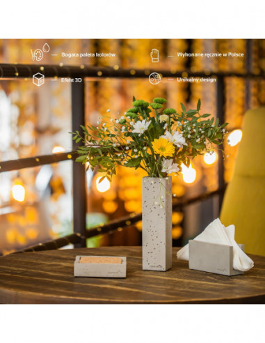 Pojemnik na podkładki Loft Unpainted