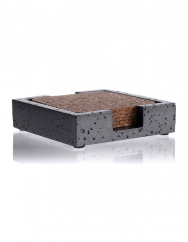 Pojemnik na podkładki Loft Black...