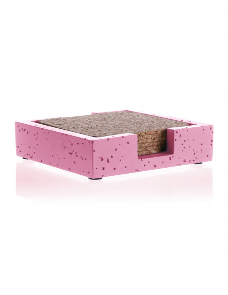 Pojemnik na podkładki Loft Candy Pink Poli