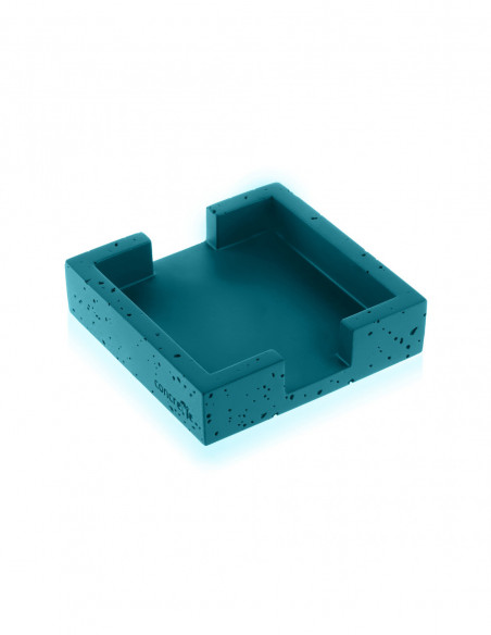 Pojemnik na podkładki Loft Dark Turquoise Poli