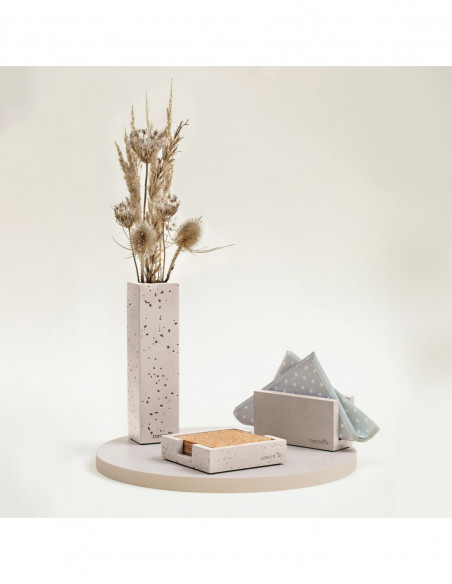 Pojemnik na podkładki Loft Light Beige Poli