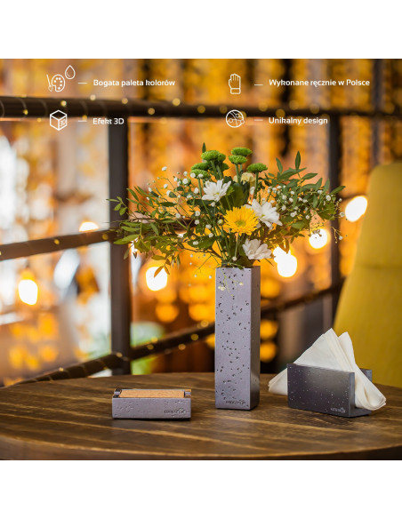 Pojemnik na podkładki Loft Steel Poli