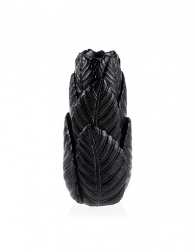 Wazon Home of Nature Black Matt Poli