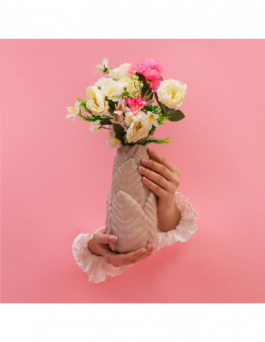 Wazon Home of Nature White Poli