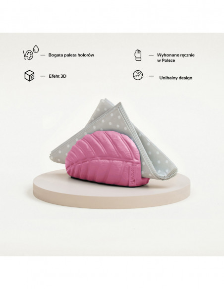 Serwetownik Home of Nature Candy Pink Poli