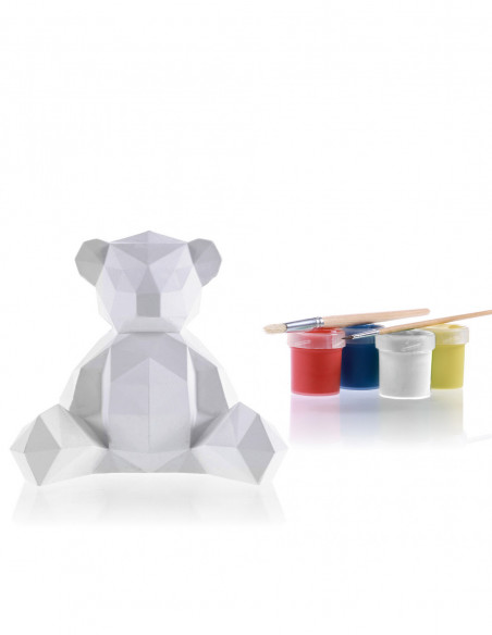 Kolorowanka 3D Anoufa Bear