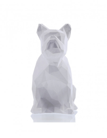 Kolorowanka 3D Bulldog Low-Poly