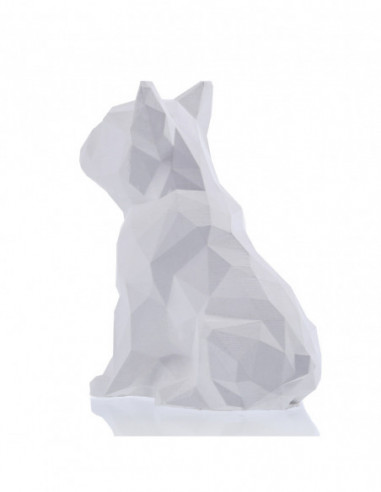 Kolorowanka 3D Bulldog Low-Poly