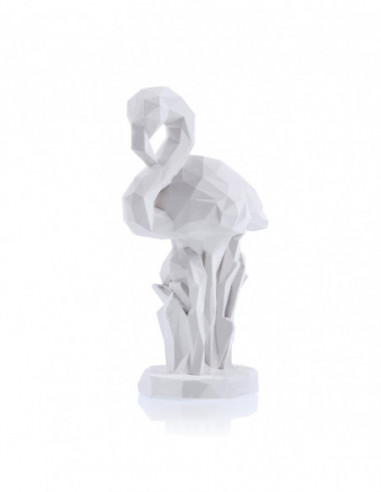 Kolorowanka 3D Flamingo Low-Poly