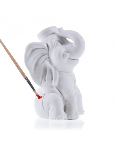 Kolorowanka 3D Funny Elephant