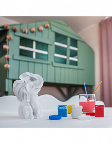 Kolorowanka 3D Funny Elephant