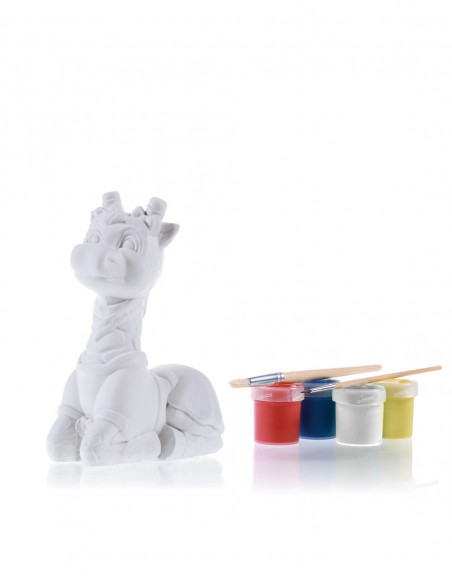 Kolorowanka 3D Funny Giraffe