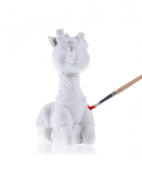 Kolorowanka 3D Funny Giraffe