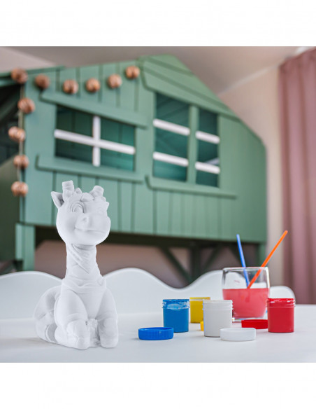 Kolorowanka 3D Funny Giraffe