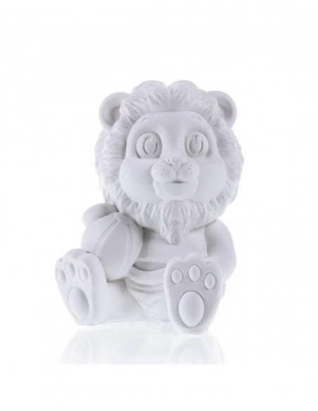 Kolorowanka 3D Funny Lion