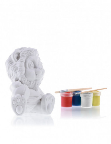 Kolorowanka 3D Funny Lion