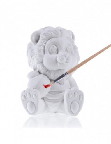 Kolorowanka 3D Funny Lion