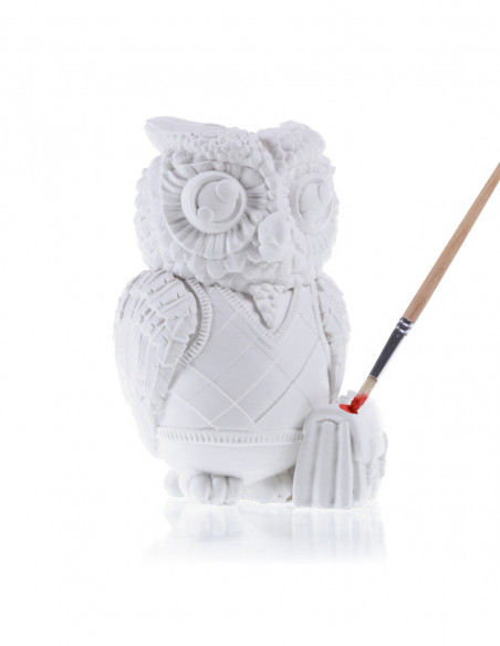 Kolorowanka 3D Funny Owl