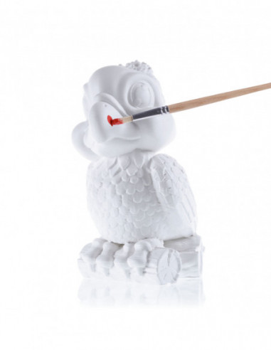 Kolorowanka 3D Funny Parrot