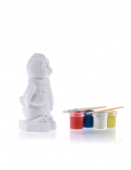 Kolorowanka 3D Funny Penguin