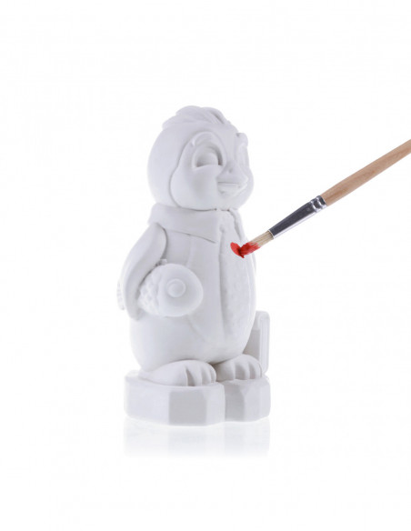 Kolorowanka 3D Funny Penguin