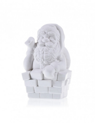 Kolorowanka 3D Funny Santa