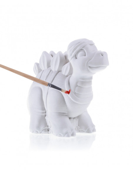 Kolorowanka 3D Funny Stegosaurus