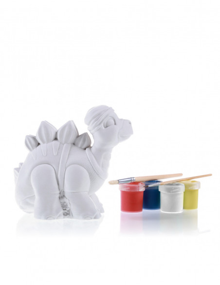 Kolorowanka 3D Funny Stegosaurus