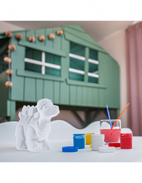 Kolorowanka 3D Funny Stegosaurus