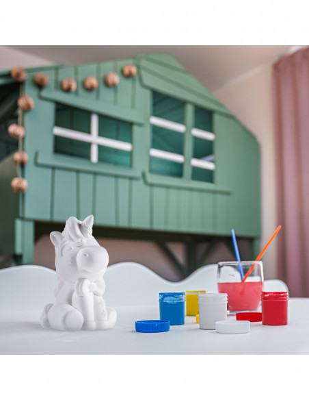 Kolorowanka 3D Funny Unicorn