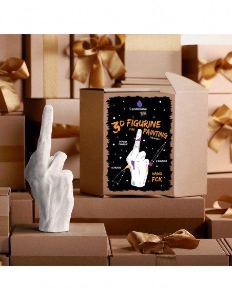 Kolorowanka 3D Hand FCK