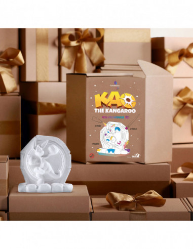 Kolorowanka 3D Kao The Kangoroo
