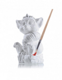 Kolorowanka 3D Funny Lemur