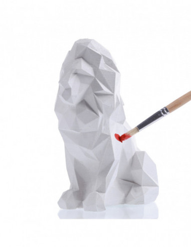 Kolorowanka 3D Lion Low-Poly