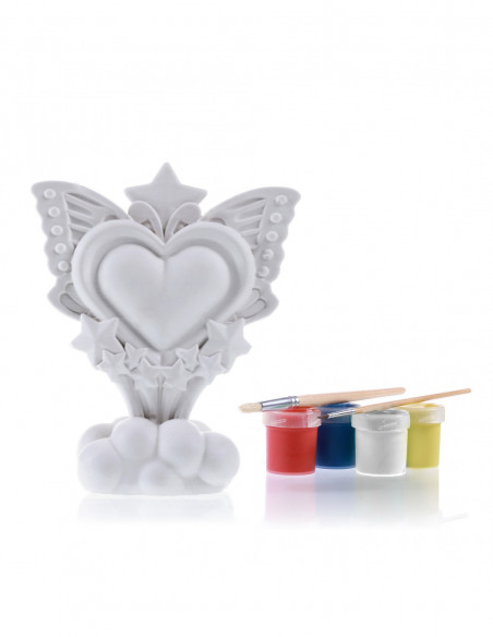 Kolorowanka 3D Moon Heart