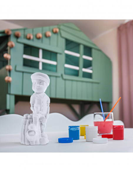 Kolorowanka 3D Wooden Boy