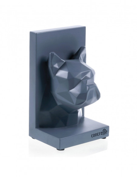 Podpórka do książek Bulldog Low-Poly Midnight Gray Poli