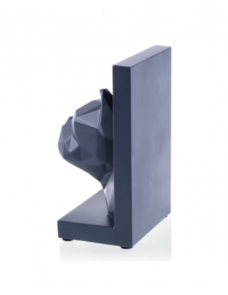 Podpórka do książek Bulldog Low-Poly Midnight Gray Poli